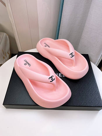 Chanel Slides Pink 01