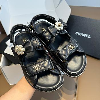 Chanel Sandals Black 01