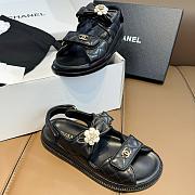 Chanel Sandals Black 01 - 6