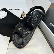 Chanel Sandals Black 01 - 4