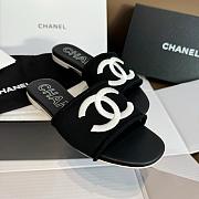 Chanel Slippers Black  - 6