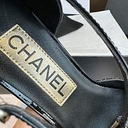 Chanel Pearl Flower Loafers Black - 6