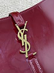 YSL Le 5 À 7 Hobo Bag Red Patent Size 23 x 16 x 6.5 cm - 6