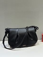 Loewe Paseo Satchel Black Bag Size 25 x 17 x 8 cm - 3