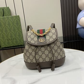 Gucci Ophidia Mini Backpack Brown Size 20.5 x 20 x 12 cm