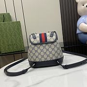 Gucci Ophidia Mini Backpack Blue Size 20.5 x 20 x 12 cm - 5