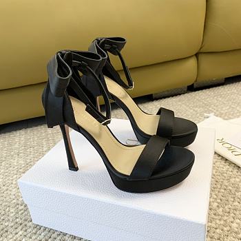 Dior Mlle Dior Heeled Sandal Black 12 cm