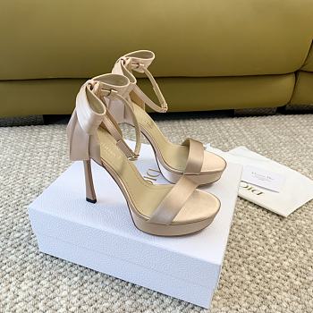 Dior Mlle Dior Heeled Sandal Beige 12 cm