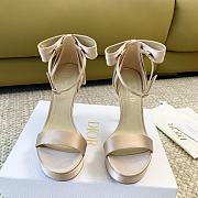 Dior Mlle Dior Heeled Sandal Beige 12 cm - 5