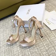 Dior Mlle Dior Heeled Sandal Beige 12 cm - 2