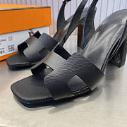 Hermes Sandals 8.5 cm Black - 2