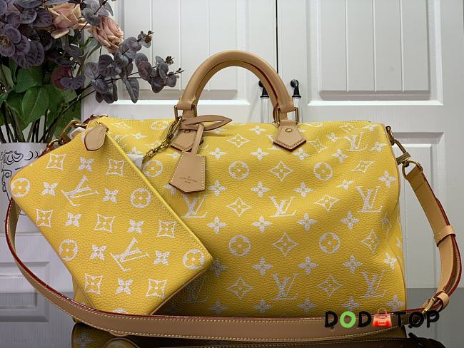 Louis Vuitton Speedy P9 Bandoulière40 Handbag Yellow Size 40 x 26 x 23 cm - 1