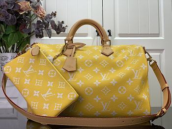 Louis Vuitton Speedy P9 Bandoulière40 Handbag Yellow Size 40 x 26 x 23 cm