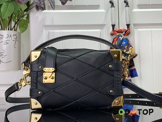 Louis Vuitton Side Trunk PM Handbag M83080 Black Size 18 x 12.5 x 8 cm - 1