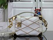 Louis Vuitton Side Trunk PM Handbag M25216 White Size 18 x 12.5 x 8 cm - 1
