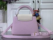 Louis Vuitton Capucines Mini Handbag M23951 Pink Size 21 x 14 x 8 cm - 3