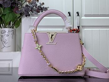 Louis Vuitton Capucines BB Handbag M23951 Pink Size 27 x 18 x 9 cm