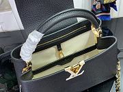 Louis Vuitton Capucines MM Handbag M23950 Black Size 31.5 x 20 x 11 cm - 5