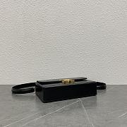 Celine Box Triomphe Bag Black Size 23 × 5 × 13.5 cm - 2