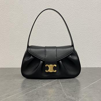 Celine Medium Polly Bag Black Size 33 x 19 x 9 cm