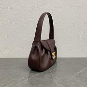 Celine Medium Polly Bag Maroon Size 33 x 19 x 9 cm - 3