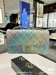Chanel Light Green And Blue Bag Size 20 cm - 6