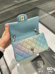 Chanel Light Green And Blue Bag Size 20 cm - 4
