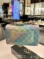 Chanel Light Green And Blue Bag Size 20 cm - 3