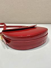 Prada Shoulder Bag Red Patent Leather Size 21 x 17 x 6 cm - 6