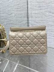 Dior Small Dior Jolie Top Handle Bag Beige Size 22 x 8 x 14 cm - 4