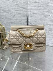 Dior Small Dior Jolie Top Handle Bag Beige Size 22 x 8 x 14 cm - 3