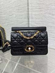 Dior Small Dior Jolie Top Handle Bag Black Size 22 x 8 x 14 cm - 3