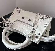 Balenciaga Neo Cagole Xs Handbag White Size 26 x 18 x 11 cm - 2