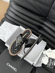 Chanel Sandals Black 02 - 6