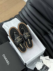 Chanel Sandals Black 02 - 2