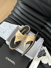 Chanel Sandals Beige 02 - 5