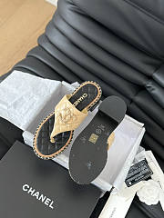 Chanel Sandals Beige 02 - 6