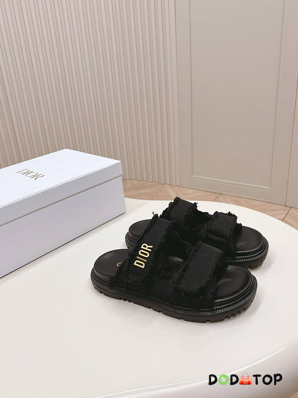 Dior Black Sandals 01 - 1