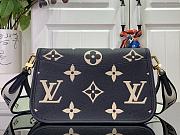 Louis Vuitton Diane Baguette Handbag M47161 Dark Blue Size 24 x 15 x 9 cm - 3