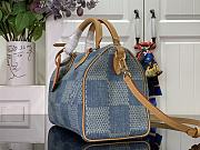 Louis Vuitton Speedy 25 Handbag N40700 Blue Size 25 x 19 x 15 cm - 5