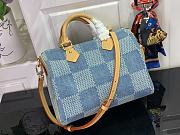 Louis Vuitton Speedy 25 Handbag N40700 Blue Size 25 x 19 x 15 cm - 2