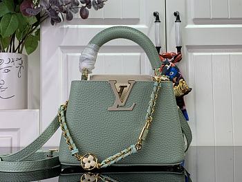 Louis Vuitton Capucines Mini Handbag M23951 Green Size 21 x 14 x 8 cm