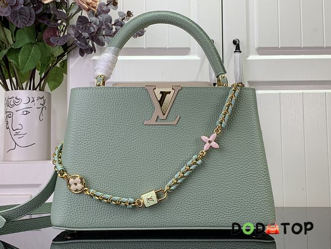 Louis Vuitton Capucines MM Handbag M23950 Green Size 31.5 x 20 x 11 cm - 1
