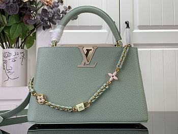 Louis Vuitton Capucines MM Handbag M23950 Green Size 31.5 x 20 x 11 cm