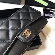 Chanel Lambskin Card Holder Black Size 13 × 7.5 × 1 cm - 2