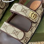 Gucci Double G Buckle Sandals Brown - 2