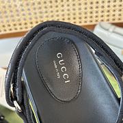 Gucci Double G Buckle Sandals Black - 3