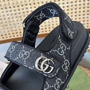 Gucci Double G Buckle Sandals Black - 2