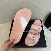 Chanel Velcro Sandals Pink 01 - 6