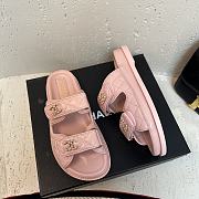 Chanel Velcro Sandals Pink 01 - 4